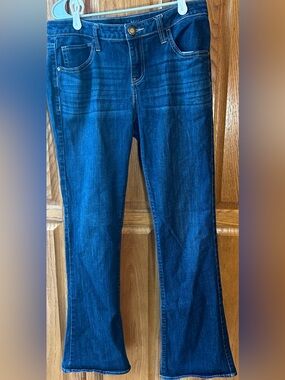 Simply Vera Vera Wang Dark Blue Bootcut Mid Rise Jeans size 8